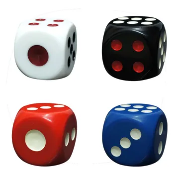 

High quality 30mm D6 Sided Points Resin Dice For Party Family Bar Games