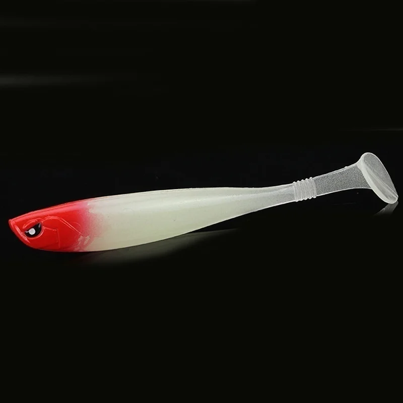 5 шт., мягкая 3D приманка для рыбалки, 10 г/12 см, Shad, пластиковая приманка для ловли окуня, щука, гольян, приманка для ловли на крючок - Цвет: Красный