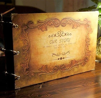 

10-inch DIY Our Story Theme Album Korean Album Couples Growing Baby Photo Album Weeding Birthday Gifts Memory Photo Gallery