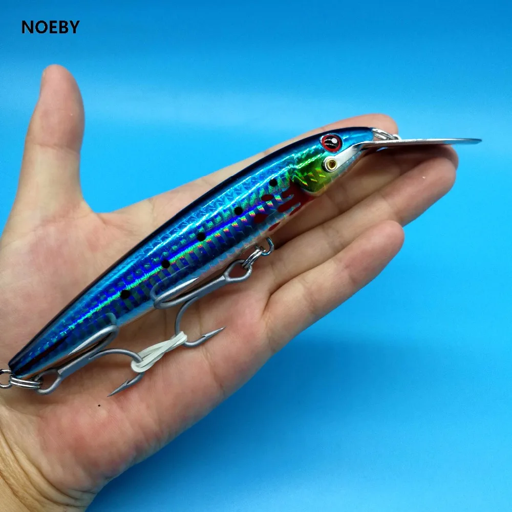 Плавающая приманка гольян NOEBY 1 шт./лот 32 5 г/13 см 4 цвета Большая Морская глубина 0 м