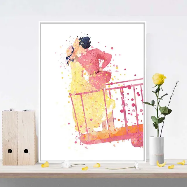 original watercolor pop movie miyazaki howl s moving castle japanese