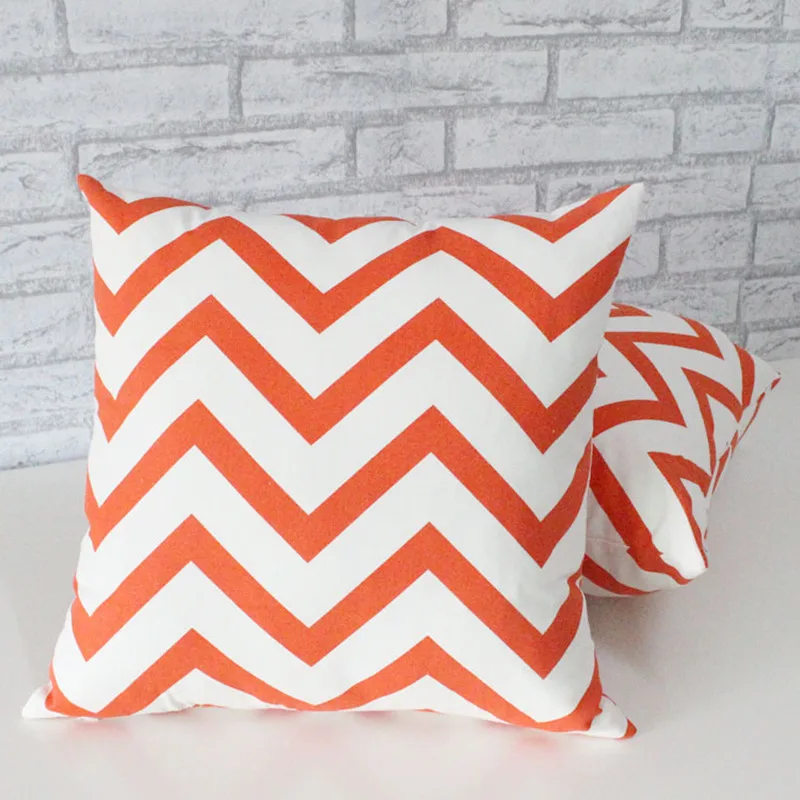 1 Pcs 45*45CM Sofa Cushion Covers Linen Retro Peacock Feather Printed