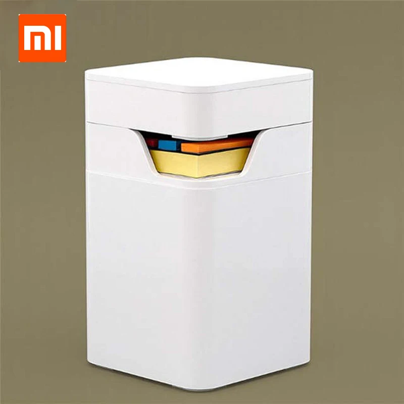 

Xiaomi LEMO Desktop Organizer 3 in 1 ABS Plastic Cosmetic Storage Box Card Pen Office Storage Brushes Pen Holder Make Up Boxes