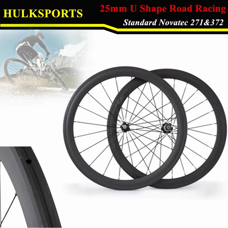 Wholesale bike parts 100 carbon road bicycle wheel 25mm width 50mm