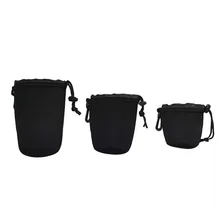 Universal Neoprene Waterproof Soft Video Camera Lens Pouch Bag Case Full Size S M L XL For Canon Nikon Sony Black Wholesale