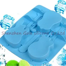 50 шт./лот/партия, силиконовые формы для гитары