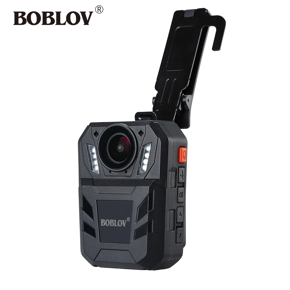 

BOBLOV WA7-D Camara Policial Ambarella A7 64GB Video Recorder Body Camera HD 1296P Remote Control Mini Comcorder Security Guard