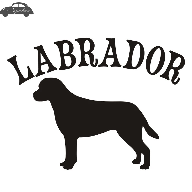 Car LABRADOR Car Pet Shop Sticker Dog Decal Labrador Posters Vinyl Wall Art Decals Pegatina  Decor Mural Pet Shop Sticker