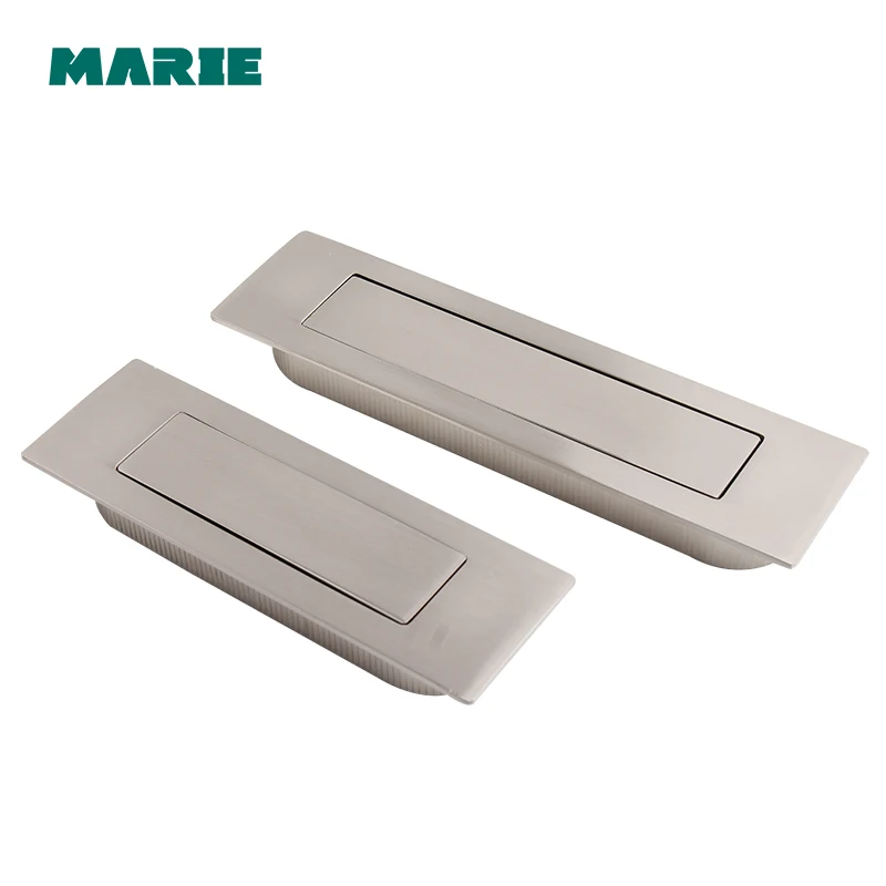 Kitchen Cabinet Drawer Concealed Handles Embedded Furniture Door Knobs Wardrobe Stealth Handle Cupboard Closet Dresser Pulls