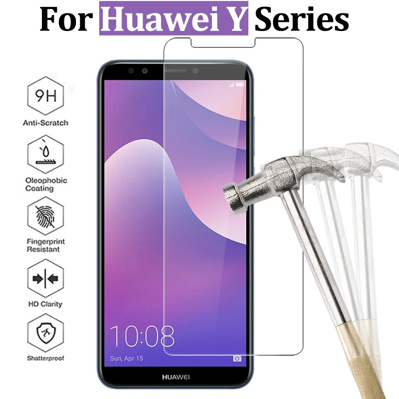 Для Huawei Y9 2018 стекло для Y6 y5 prime защитное Y3 Y5 ii защита экрана Y 3 5 6 закаленное 9h