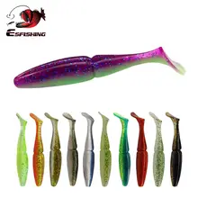 KESFISHING fácil ojo morado 100mm 125mm 155mm Señuelos de Pesca suave señuelo de Jigging de atraer grandes Wobbler Isca Artificial trucha, Lucio bajo