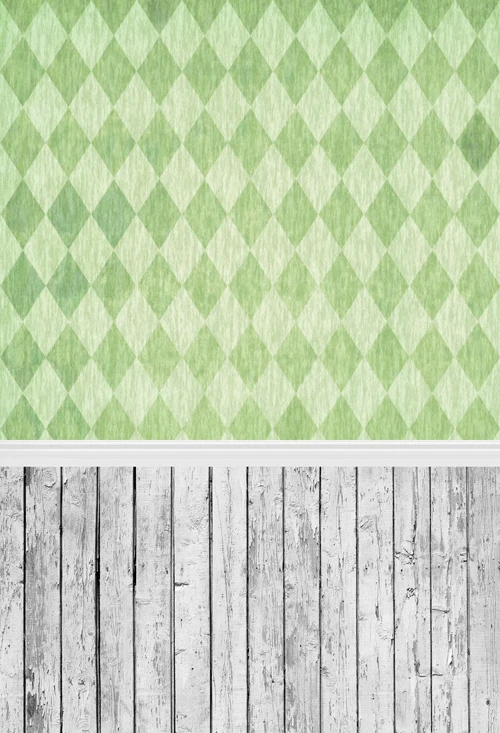 

Green photography backdrop Art fabric newborn pet festival plank photo background Damask backdrops D-9291