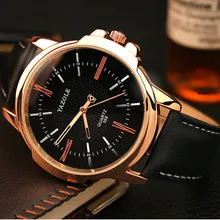 YAZOLE Mens Relógios Top Marca de Luxo Relógio De Pulso Dos Homens Relógio dos homens de Couro Da Moda Relógio Relógio erkek kol saati relogio masculino