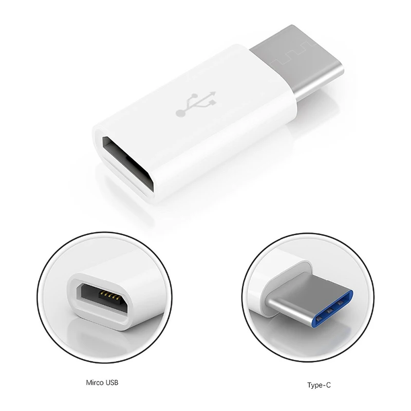 Suntaiho переходник usb type c(3 шт) micro USB адаптер Тип C USB C адаптер конвертер для Xiaomi 4C Lg G5 Nexus 5x Oneplus 5 Тип C адаптер