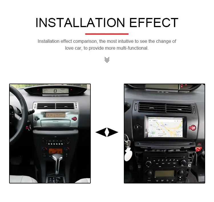Excellent TOPBSNA Android 9.0 Car DVD Player For Citroen C4 C-Triomphe C-Quatre GPS Navigation 1 Din Car Radio Multimedia Wifi Stereo RDS 11