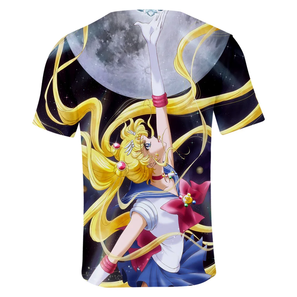 Sailormoon женская футболка японский аниме милый топ одежда Kawaii|Футболки| |