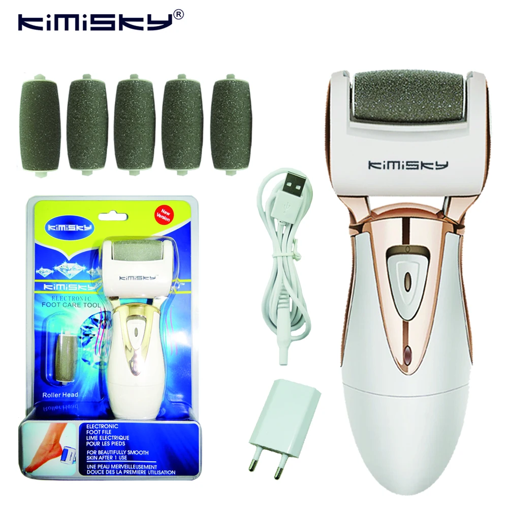 Ferramentas do Pedicure Cuidados com os Pés Removedor de Calos do pé para o Calcanhar do pé da Pele Ferramenta Elétrica Pedicura Ouro Velvet Suave Máquina Arquivo 7 Instrumento cuidados c/ pés
