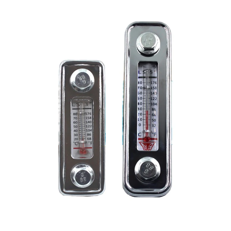 

ALS-3 LS-5 M10 M12 Thread Fluid Level Temperature Gauge Hydraulic Oil Lever Meter Fuel Tank Thermometer