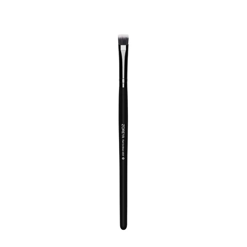 Черная ручка глаз макияж кисти высокого качества плоское волокнистая поверхность подводка для глаз Кисть