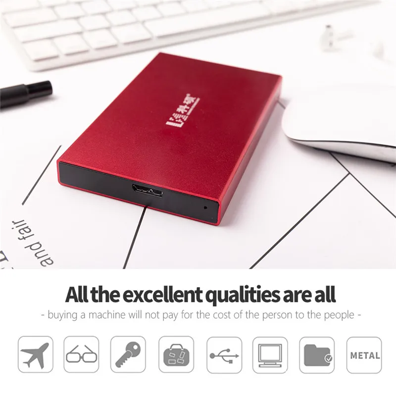 KESU USB3.0 Mobile Portable External Hard Drive Disk HDD 80G 120G 160G,Storage for PC, Mac, Desktop, Laptop,Tablet,Xbox One, PS