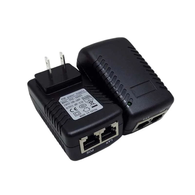POE инжектор ESCAM 24 В постоянного тока 1 а Вт для IP камеры видеонаблюдения