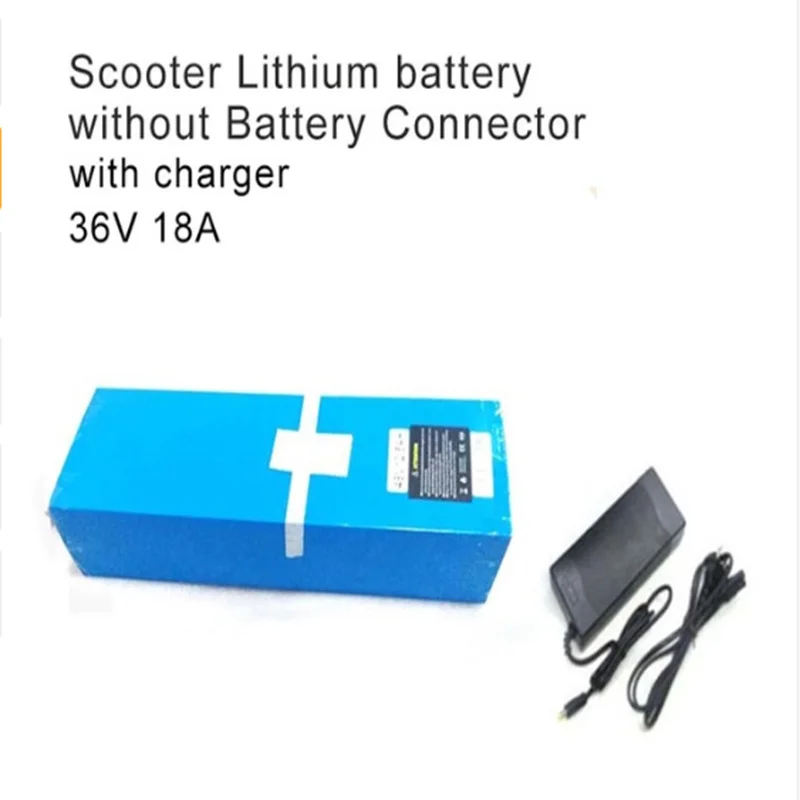 Литий-ионные батареи 48 В батарея 36 В 18A для Escooter части Электрический скутер бактерии 36 В скутер батарея с зарядным устройством без НАЛОГА - Цвет: 36V18A with charger