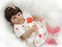 Hohe qualität Lebendig Babys Puppen Reborn künstler handgemachte Boneca de Silikon Vinyl Baby lol Puppe Spielzeug Realistische mädchen metoo Weihnachten geschenk(China)