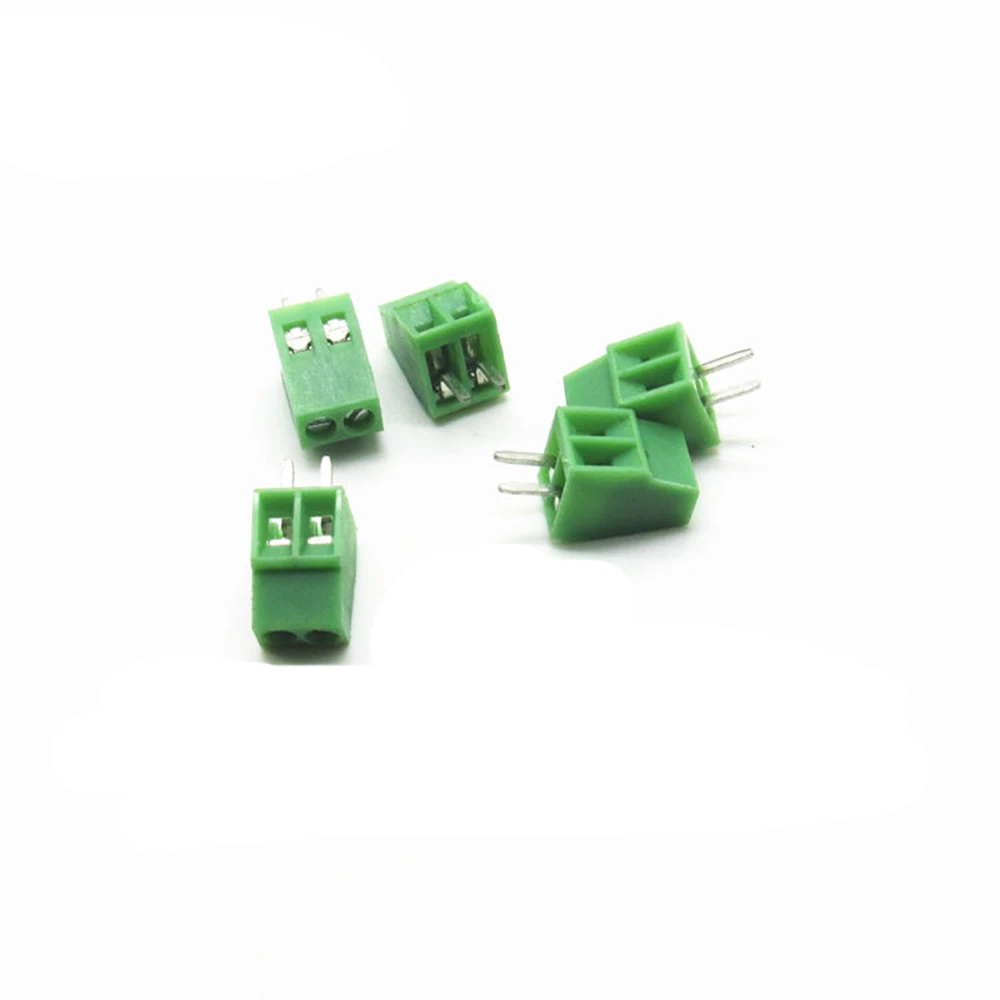 

10Pcs 2.54mm Pitch PCB Screw Terminal Block 2P 3P 4P Wire Terminals, 0.1"PCB Terminal 150V6A 130V8A