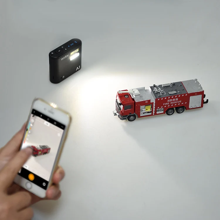 Godox A1 смартфон система вспышки 2,4G Беспроводной Flash триггер постоянный свет с Батарея для iPhone 6s 7 plus