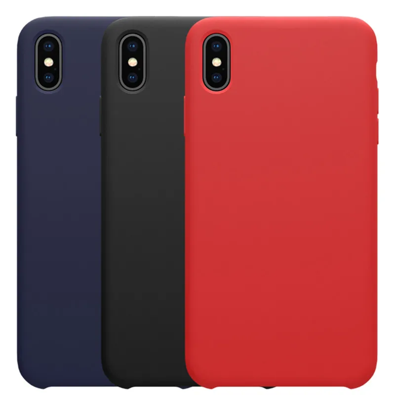 

Official Original Liquid Silicone Phone Case For iPhone Xs Max XS Xr Ultra Thin Matte Cover For iPhone X 8 7 6 6S Plus 5 5S Case