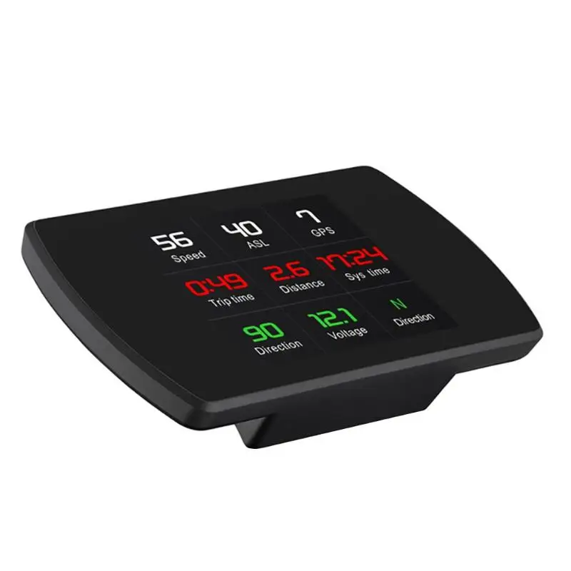 VODOOL T800 TFT ЖК-дисплей автомобилей HUD OBD2 Head Up Дисплей приборной панели Скорость ometer более Скорость сигнализации Предупреждение Системы