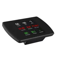 VODOOL T800 OBD2 Cabeça Up Display HUD Velocímetro Do Painel Do Carro TFT LCD Sistema de Alarme de Excesso de Velocidade Aviso Projetor Digital Monitor