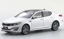 1:18 литья под давлением модели для Kia New K5 Optima 2010 белый сплав игрушечный автомобиль миниатюрный коллекция подарки