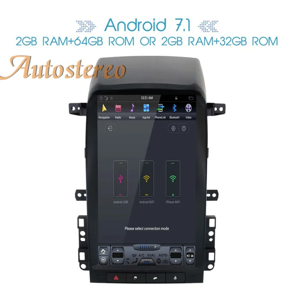 Android 6,0 Tesla estilo coche sin reproductor de DVD navegación GPS para Chevrolet Captiva 2008 2012 2011 2010 2009 unidad central multimedia plus