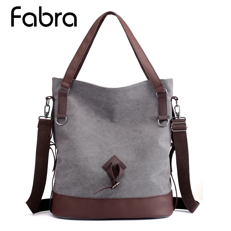 

Women Bag Messenger Bags Bucket Female Canvas Handbags High Quality Shoulder Bag Casual Tote Large Capacity Messenger Bag /Gray