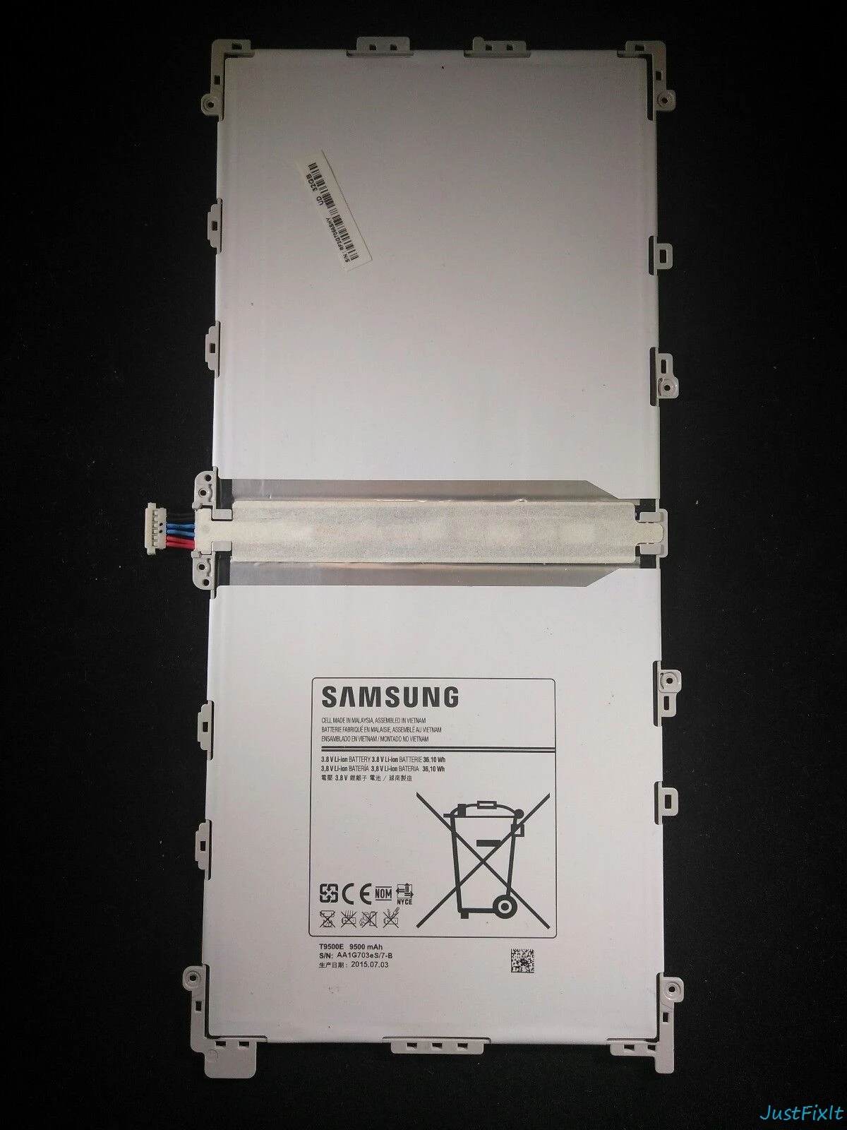 

T9500E T9500C 100% Original Replacement Battery For Samsung Galaxy Note 12.2 SM-T900 SM-P900 P900 P901 P905 9500mAh