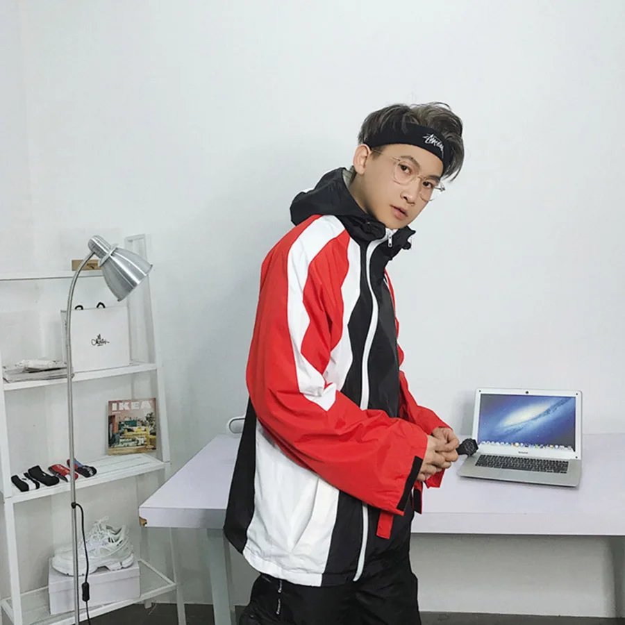 Long Jacket Men Oversized Hip Hop Streetwear College Windbreaker Jacket Anorak Summer Hoodie Korean Fashion Clothing 2019 5J39 Long Jacket Men Oversized Hip Hop Streetwear College Windbreaker Jacket Anorak Summer Hoodie Korean Fashion Clothing 2019 5J39