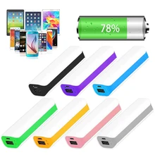 1Pc 2600mAh USB 1 x 18650 External Battery Case Charger Power Bank DIY Box Portable