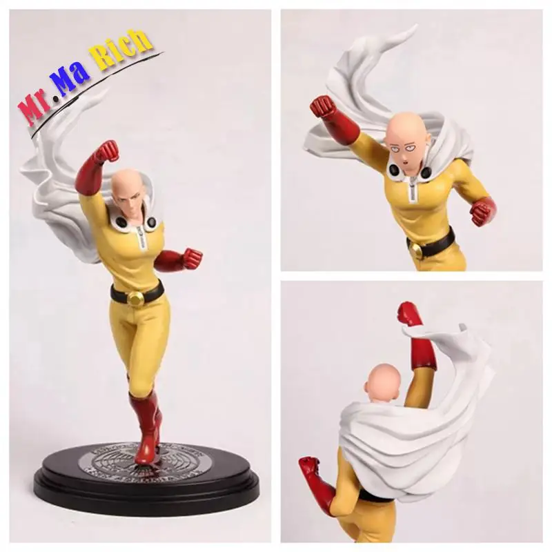

Huong Anime Figure 26.5 Cm One Punch Man Saitama Sensei Face Can Change Pvc Action Figure Collectible Model Toy Brinquedos