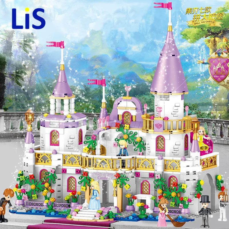 

731pcs 41148 Friends Princess Windsor's Castle DIY Model Building Blocks Kit Technic Toys Girl Birthday Christmas Gifts