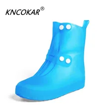 Водонепроницаемая обувь различных цветов; Качественная нескользящая обувь для дождливой погоды; обувь для мужчин и женщин; эластичные многоразовые резиновые сапоги
