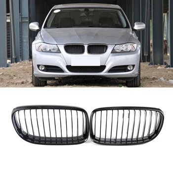 

Liplasting Racing Grills Front Kidney Grille Grill Glossy Black for BMW E90 318 320i 325i 330i 2008-2011 XNC