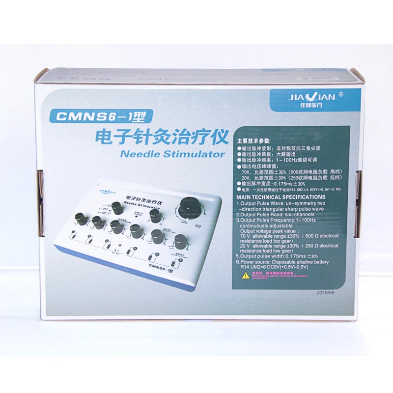 

CMNS6-1 Stimulator Electronic Acupuncture 6 Output Channel Jia Jian Acupuncture Needle Stimulator