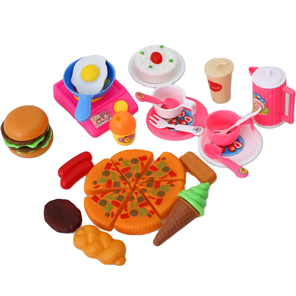 plastic food for play kitchen