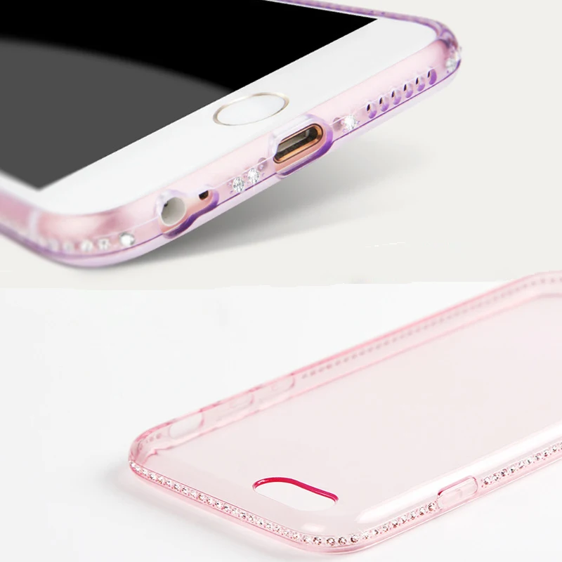 Hsmeilleur-Glitter-Rhinestones-Case-For-iPhone-X-10-8-7-6-S-6s-Plus-5-5s-se-Crystal-Soft-TPU-Bumper-Cover-Coque-Capa-de-Celular (1)