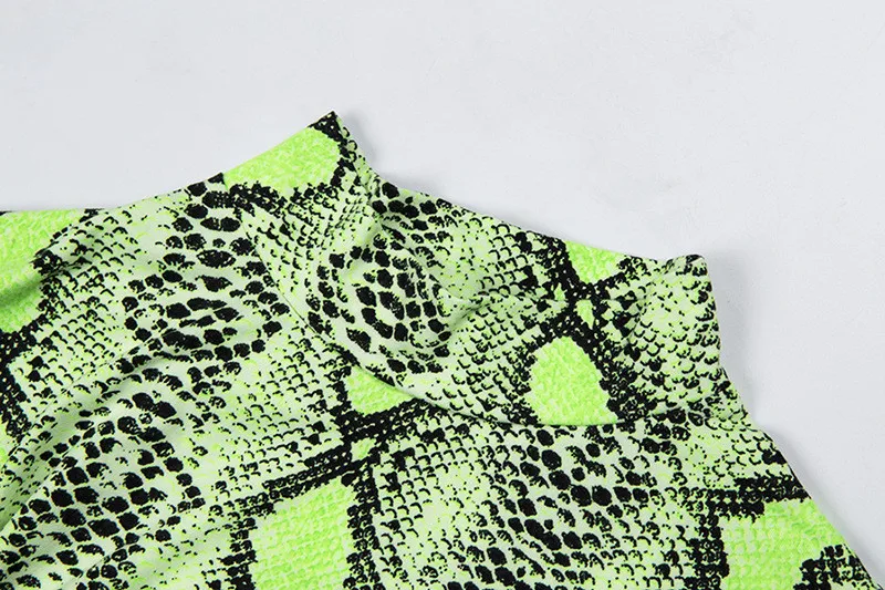green snake skin bodysuit22