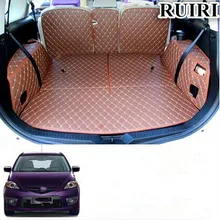 Хорошее качественные маты! Специальные автомобильные коврики для багажника Mazda 5-2006 7 мест водонепроницаемые коврики для багажника