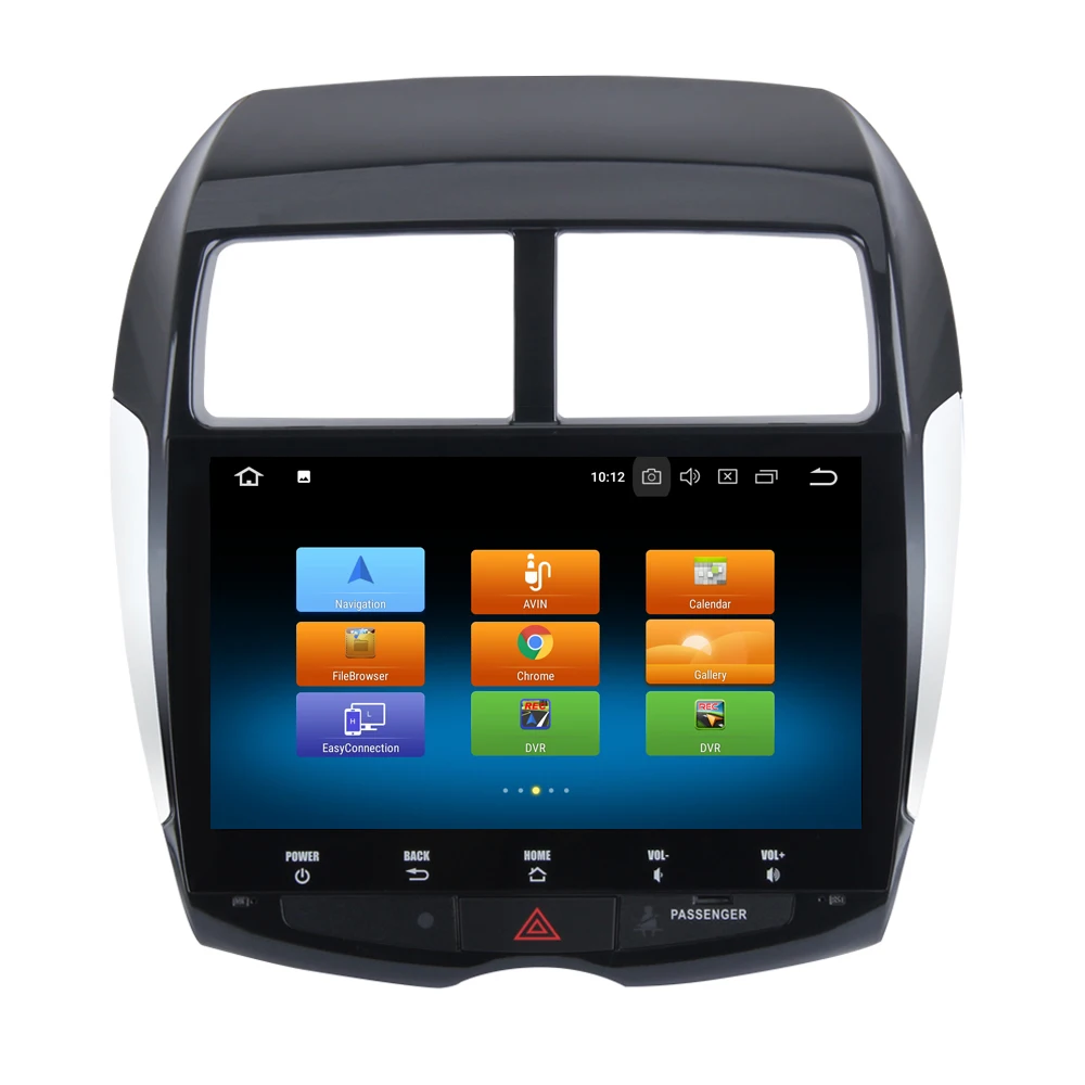 Excellent Octa Core Pure Android 9.0 for Mitsubishi ASX for Peugeot 4008 for Citroen C4 Auto Radio Stereo GPS Navigation Headunit Player 2