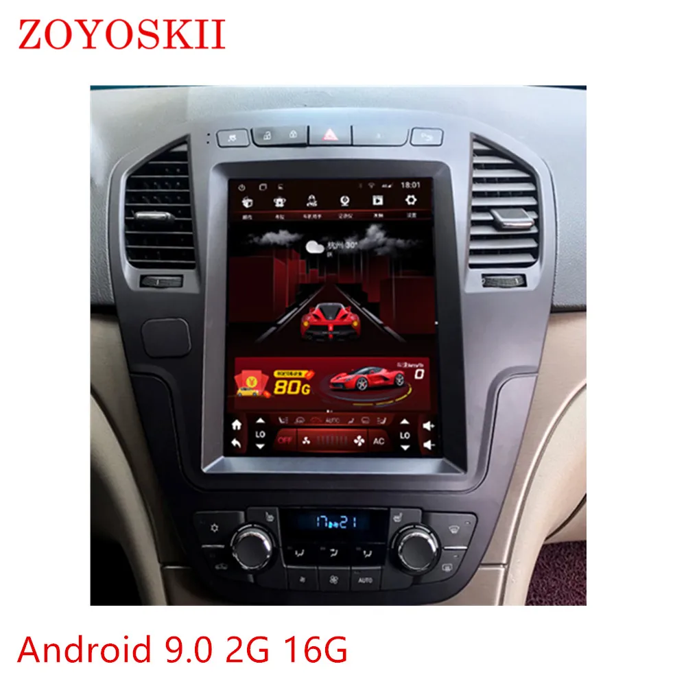 Best ZOYOSKII Android 9.0 10.4 inch car gps multimedia radio bluetooth navigation player for Opel insignia 2009-2013 0