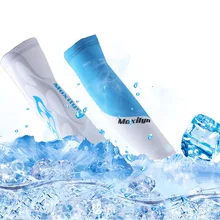 1 пара дышащая быстросохнущая Защита от ультрафиолетовых лучей рукава для бега баскетбольные налокотники для фитнеса рукавицы для велоспорта